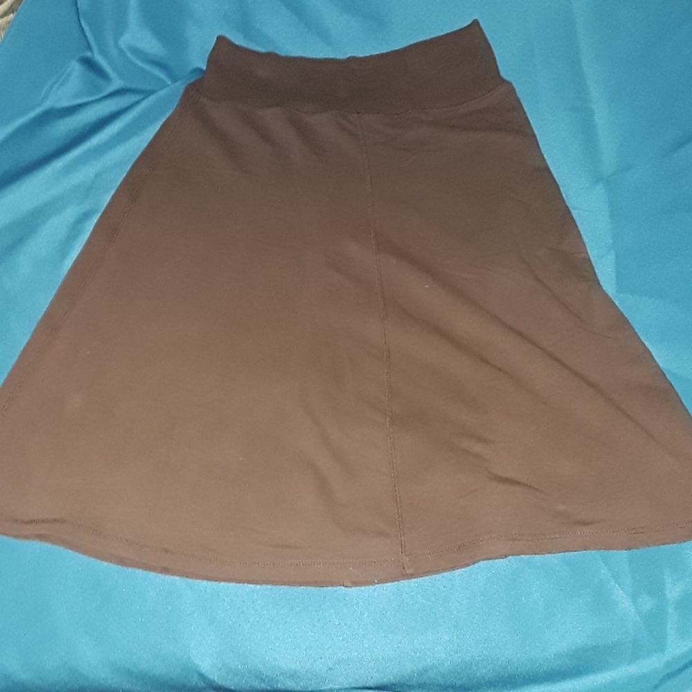 🐙GUC Energies Brown Stretchy A line Skirt - M
